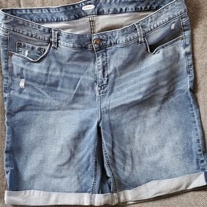 Size 22 Plus Old Navy jean shorts